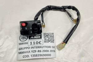 GRUPPO INTERRUTTORI SINISTRO DEVIO LUCI PER YAMAHA