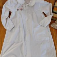 Grembiule Siggi con ricamo scuola bimba 8/9 anni 