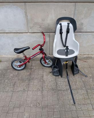 Seggiolino e mini bici