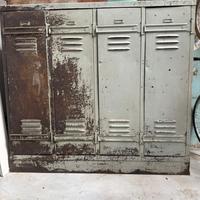 Mobile armadietto officina vintage ferro