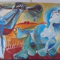 Locandina originale della mostra «Picasso: Passion