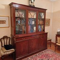 Libreria credenza antica in legno massello