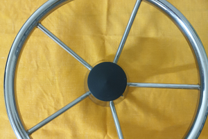 Volante inox barca