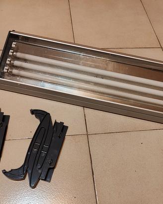 lampada per acquario 4x24W