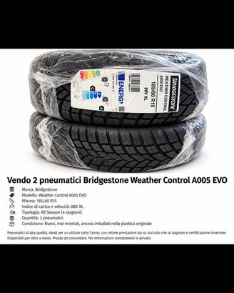Gomme Bridgeston  185/60 R15