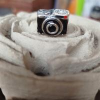 charm nuovo argento S 925 macchina fotografica 