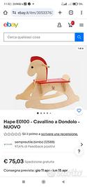 Cavallo a Dondolo in legno Hape