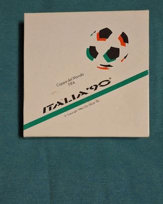 Collezione francobolli in oro puro italia 90