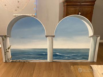 Meraviglioso Trompe L oeil fatto a mano