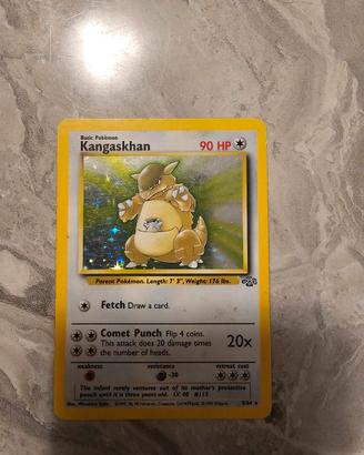 Carta Pokémon Kangaskhan Holo 5/64 Jungle 1999