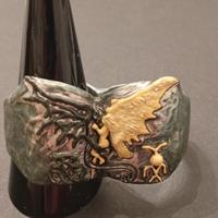 Anello su due dita pezzo unico! 