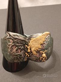 Anello su due dita pezzo unico! 