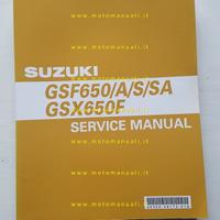 Suzuki GSF 650 A\S\SA - GSX 650 F 2007 manuale o