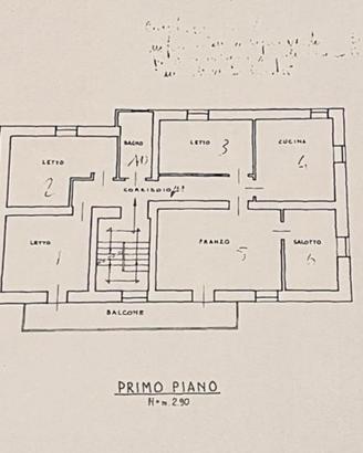 Appartamento in palazzina di due piani