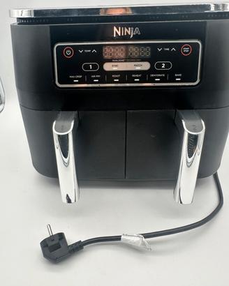 Ninja Foodi Dual Zone Friggitrice ad Aria, 7.6L