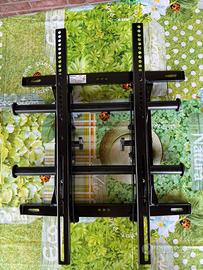 Staffa fissaggio tv a parete orientabile