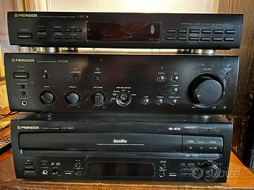 stereo PIONEER Amplificatore+Radio+Casse