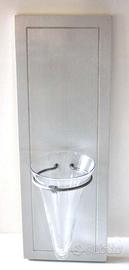 Vasi vetro con supporto legno bianco IKEA Lyrisk