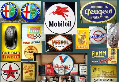 INSEGNE SMALTATE CARTELLI PUBBLICITARI VINTAGE 