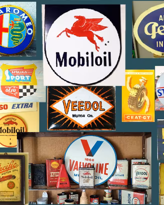 INSEGNE SMALTATE CARTELLI PUBBLICITARI VINTAGE 