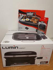 barbecue elettrico con accessori 