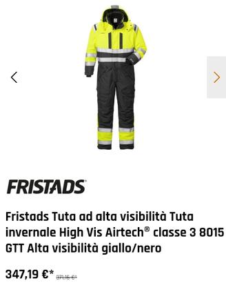 Tuta lavoro fristads alta visibilità