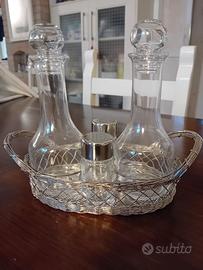 Set oliera in argento