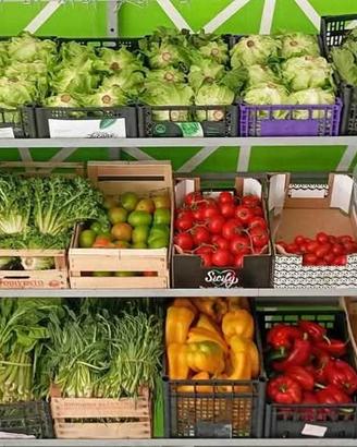 scaffalatura per fruttivendolo