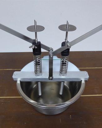 Riempitrice manuale con siringa doppia