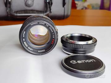 Canon FD 50mm f/1.4 SSC + Sony E Adapter