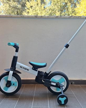 Triciclo Pieghevole 4 in 1 per Bambini