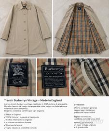 Ttench Burberry’s vintage beige uomo-lungo-classic