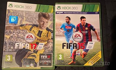 Fifa 15 e Fifa 17 per XBox 360
