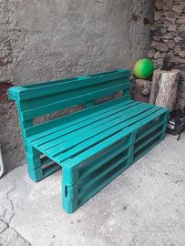 panca da giardino artigianale