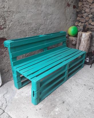 panca da giardino artigianale