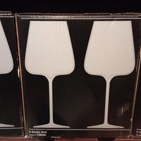 Bicchieri vino Etoile Noir conf.da 6  x 3