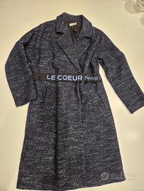 Cappotto destrutturato Twin Set S blu