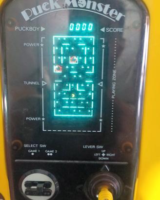 videogioco vintage puck Monster senza coperchio 