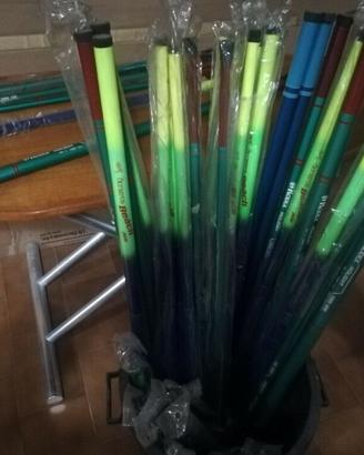 Stock canne da pesca fissa 27 pezzi