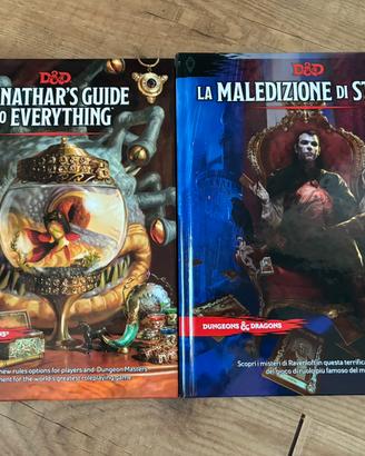 Lotto D&D 5E Strahd (ITA) + Xanathar Guide (ENG)