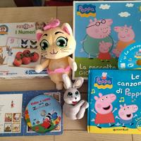 libri CD peluches bambina