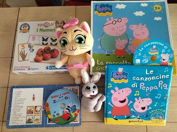 libri CD peluches bambina