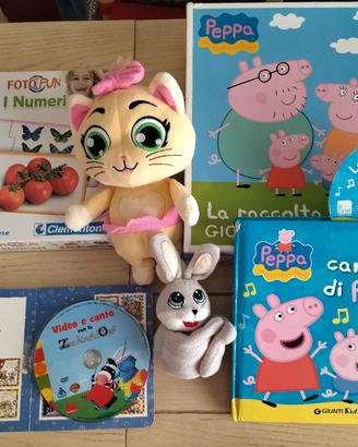 libri CD peluches bambina