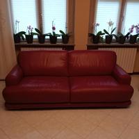 Divano in pelle 3 posti
