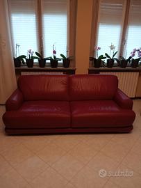 Divano in pelle 3 posti