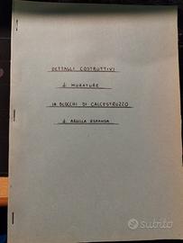 Dettagli costruttivi di murature