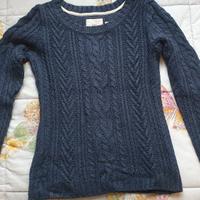 maglione blu donna
