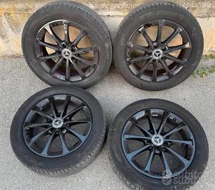 Cerchi Mercedes Benz 17 Total Black Come Nuovi