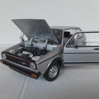 MODELLO AUTO VOLKSWAGEN GOLF GTI PRIMA SERIE GREY
