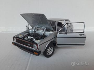 MODELLO AUTO VOLKSWAGEN GOLF GTI PRIMA SERIE GREY